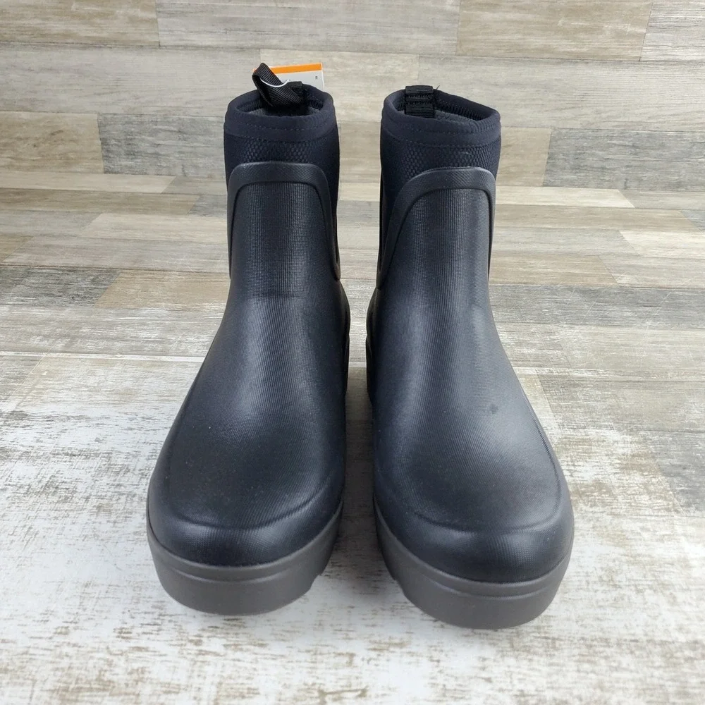 Bogs Hazel Womens Chelsea Boots Sz 9 M Comfort Black Air Mesh Lined Waterproof
